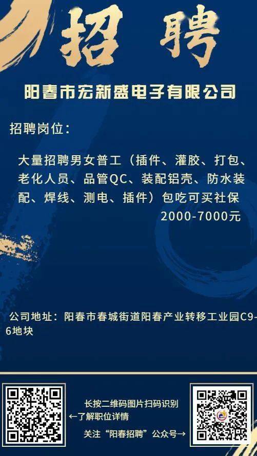 阳春本地最新招聘信息,阳春本地最新招聘信息概览