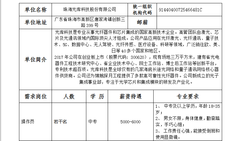 今日珠海最新招聘消息,今日珠海最新招聘消息