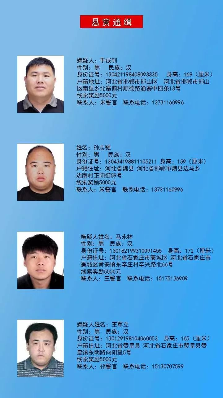公安局最新通缉名单，警惕身边的潜在风险！