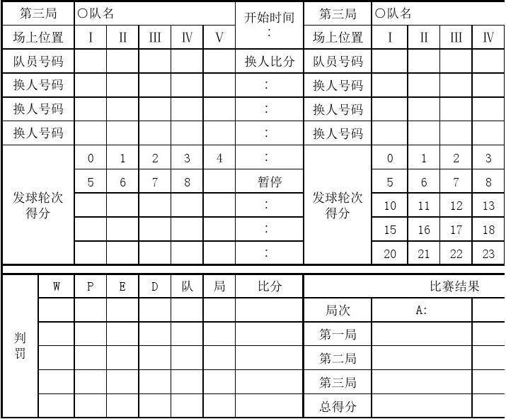 排球比赛计分表格，从变化中学习，自信与成就感的旅程之路