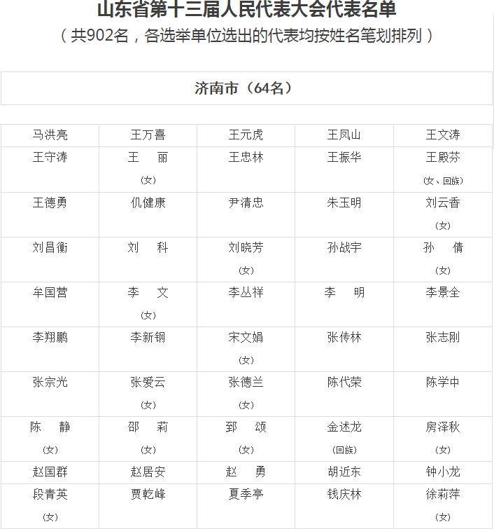 山东省最新党代表名录概览，全面解读党代表名单